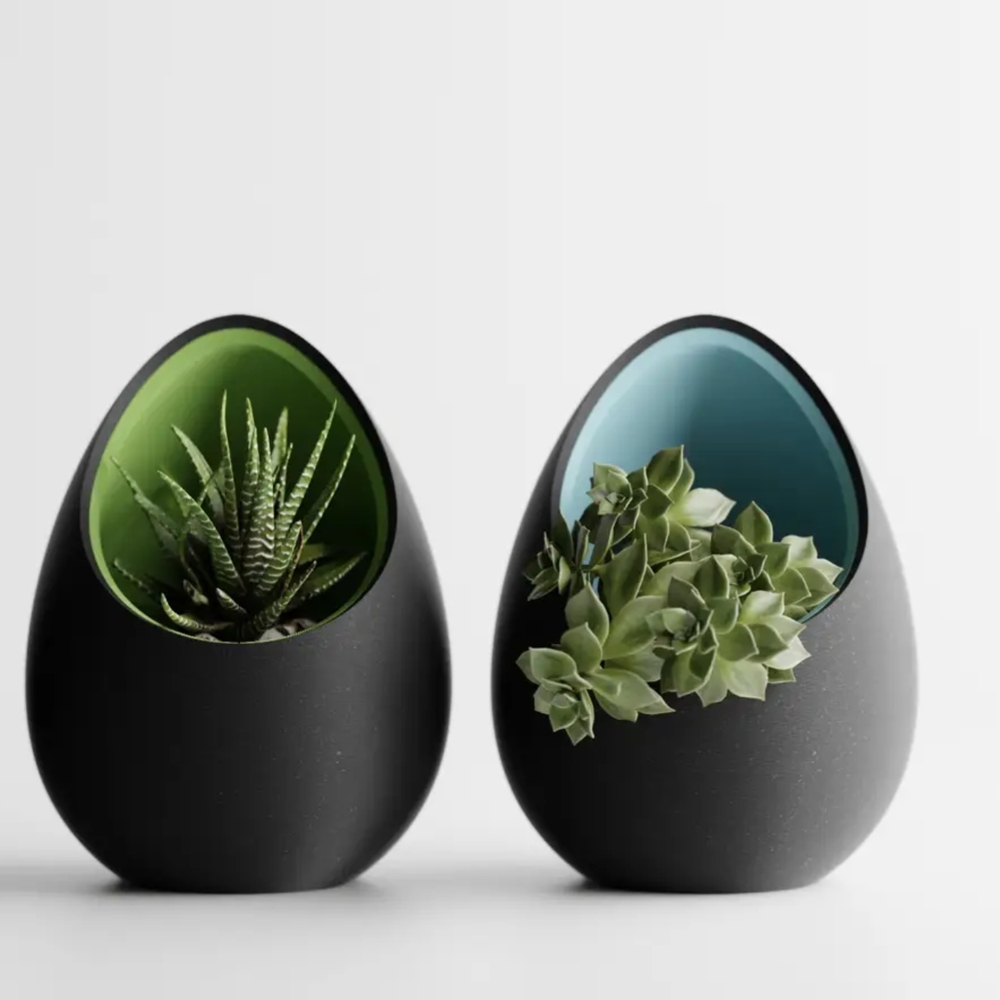 NWT Succulent Pot With Plant Green OR Blue